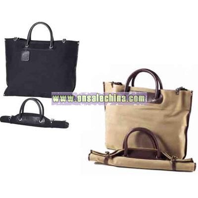 Promotional Heavy Natural Colored Canvas Twill Roll-up Tote