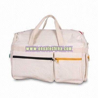 Canvas and PU Travel Bag