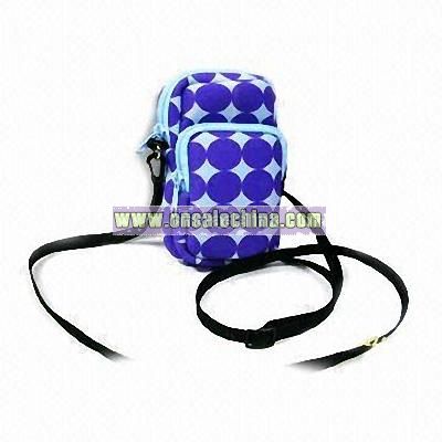 Camera Bag with Waterproof Protection and Zippered Closure