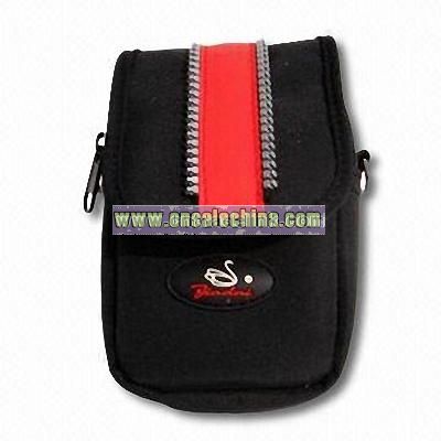 Digital Camera Bag with Zipper Closure