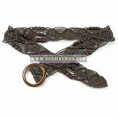 Wooden Buckle Handmade Belt