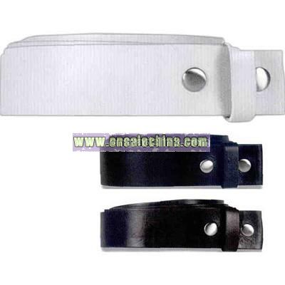 Full grain leather belt strap