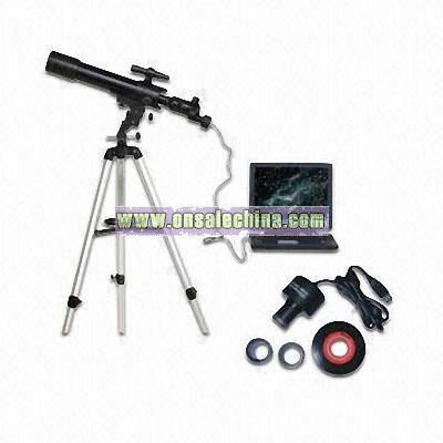 Digital Telescope with Automatic Shutter Control and USB 2.0 Interface
