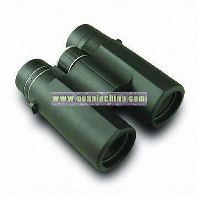 Whitetail 10x42 Black Binocular with Rubber Covering