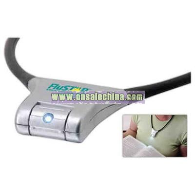 LED reading light with flexi neck cord.