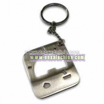 Metal Bottle Opener Keychain