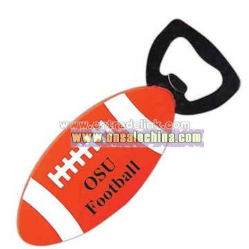 Football bottle opener