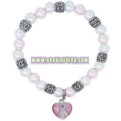 Alloy Bracelet with beads