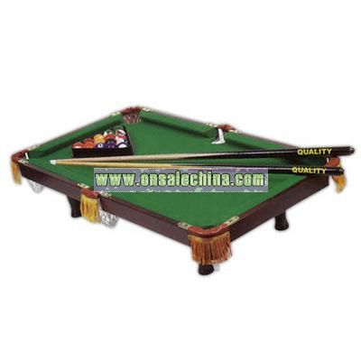 Executive table top billiard set