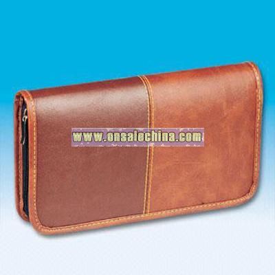 Durable Leather CD Bag