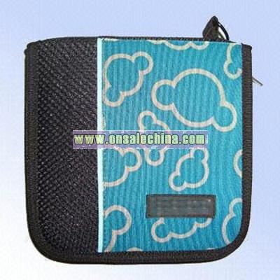 Nylon CD Wallets with Stretched and Waterproof Cover