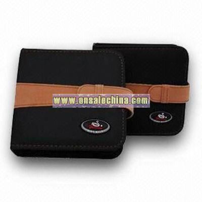 Leather CD Carry Case