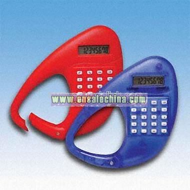 Premium Clip-on Carabiner Calculator with Eight-digit Display