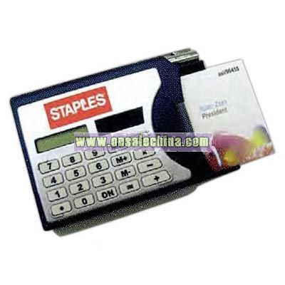 Namecard box with calculator