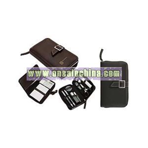 leatherette Stationery set with calculator