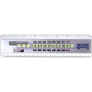 Solar power calculator with ruler