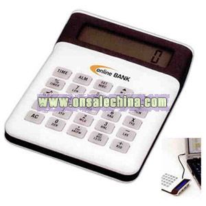Calculator with USB HUB (4 ports) V1.1 and clock