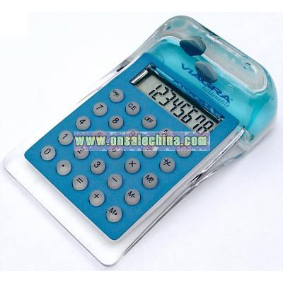 8 Digit Aqua Calculator