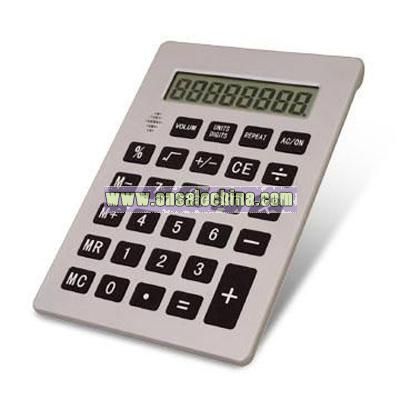 Talking Calculator with Volume Control and Shut-off Functions