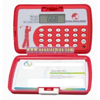 Body Size Calculator with Name-Card Holder