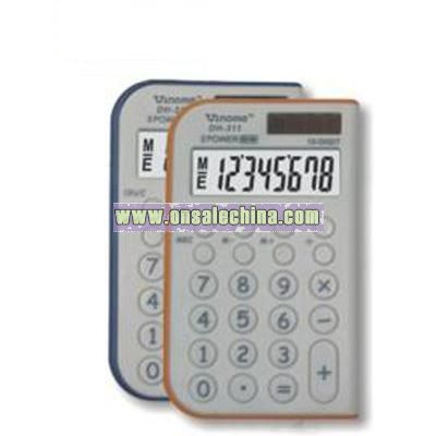 Dual power Pocket Calculator