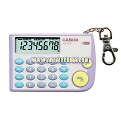 Mini Calculator with Keychain