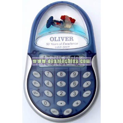 8 Digit Aqua Calculator