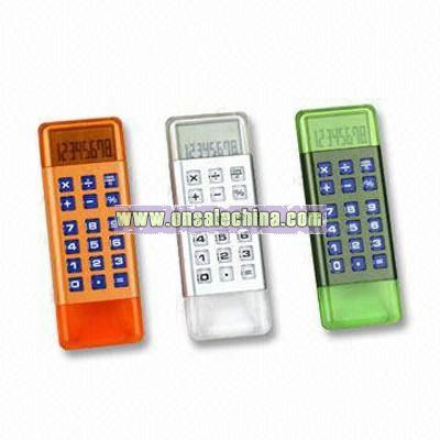 Promotional Acrylic Calculator with 8 Digits and Auto Power Off Function