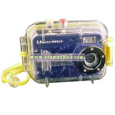 Digital Camera with waterproof case