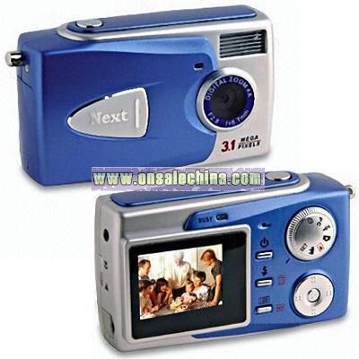 Digital Camera with LCD and Voice Recorder
