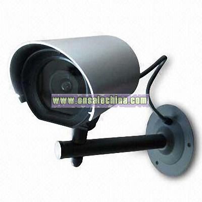 Silver Dummy Camera with 360 Degrees Camera Angle