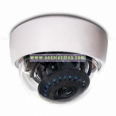 CCTV Dome Camera with 1/3-inch Sony CCD Sensor and Ultra-low Illumination