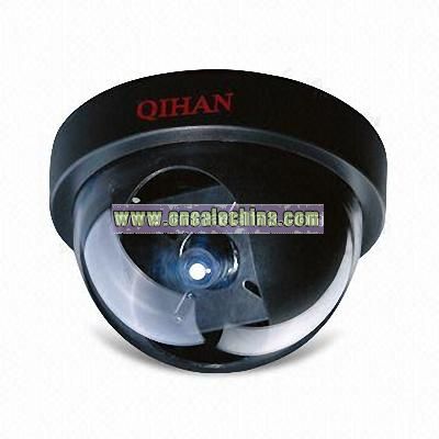 1/3-inch Dome Camera with 540TVL Horizontal Resolution and PAL/NTSC TV System
