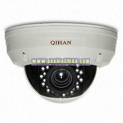 1/3-inch Dome Camera with Automatic White Balance