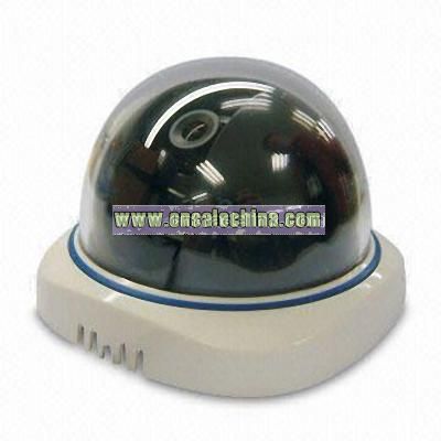 Dome Camera with 1/4-inch Sony CCD Sensor and 12V DC Voltage