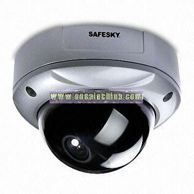 Dome Camera with Internal Synchronization and Automatic Backlight Compensation