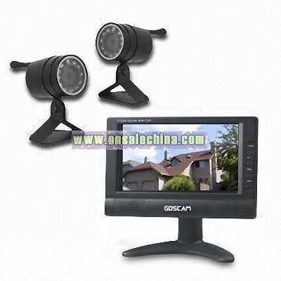 2.4GHz Wireless Day/Night CCTV Camera with Built-in Microphone