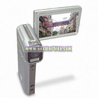 Digital Video Camera with 5.17-megapixel CMOS Sensor and Li-ion Battery