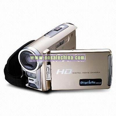 Digital Video Camera with 3-inch Touchscreen and Double Memory Card