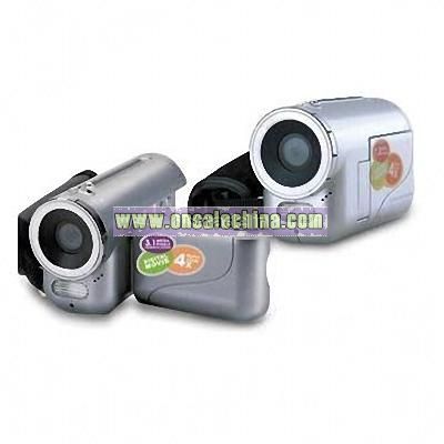 Digital Video Camera with 1.5-inch TFT LCD Screen and Built-in SD/MMC Card Slot