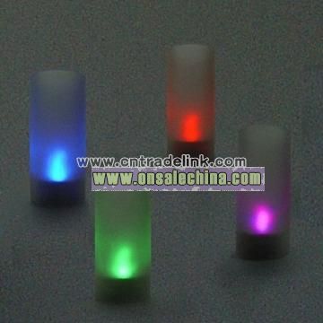 Magic Blow On / Blow Off Heatless Electronic Candle Set of 4