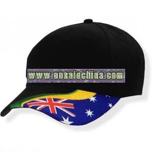 Aussie Flag Green And Gold Cap