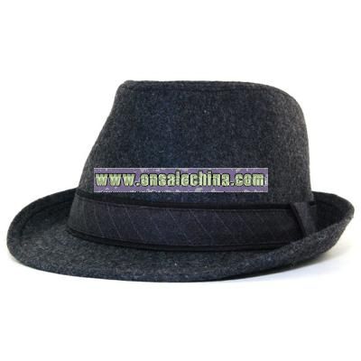 Charcoal Fedora Hat