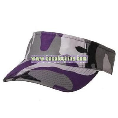 Purple Camouflage Visor