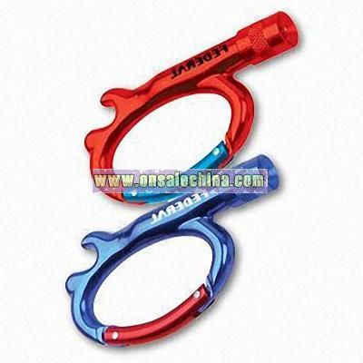Carabiner Composed of Torch and Hook