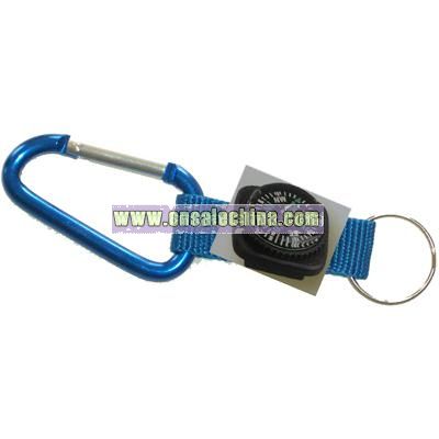Carabiner With Compass