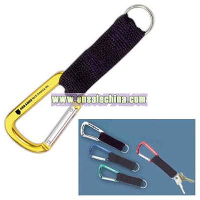 Carabiner hook with removable key ring