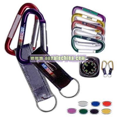 Carabiner with full color photographic logo