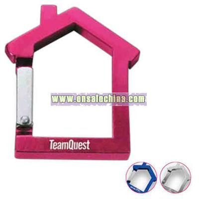 House shaped carabiner