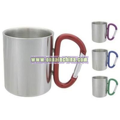 Aloe Gator Stainless Steel Carabiner Mug